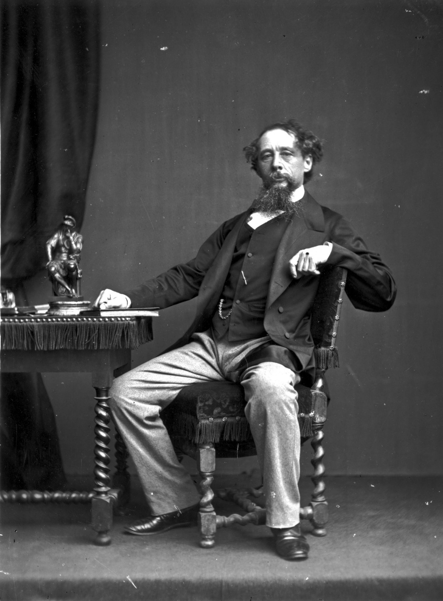 format, portrait;ornament;male;facial, hair;sitting;Roles, &, Occupations;Personality;English;British;P, 9978, BOX, 78, 1/4;P/DICKENS/CHARLES/ENGLISH, NOVELIST/1812-1870, 