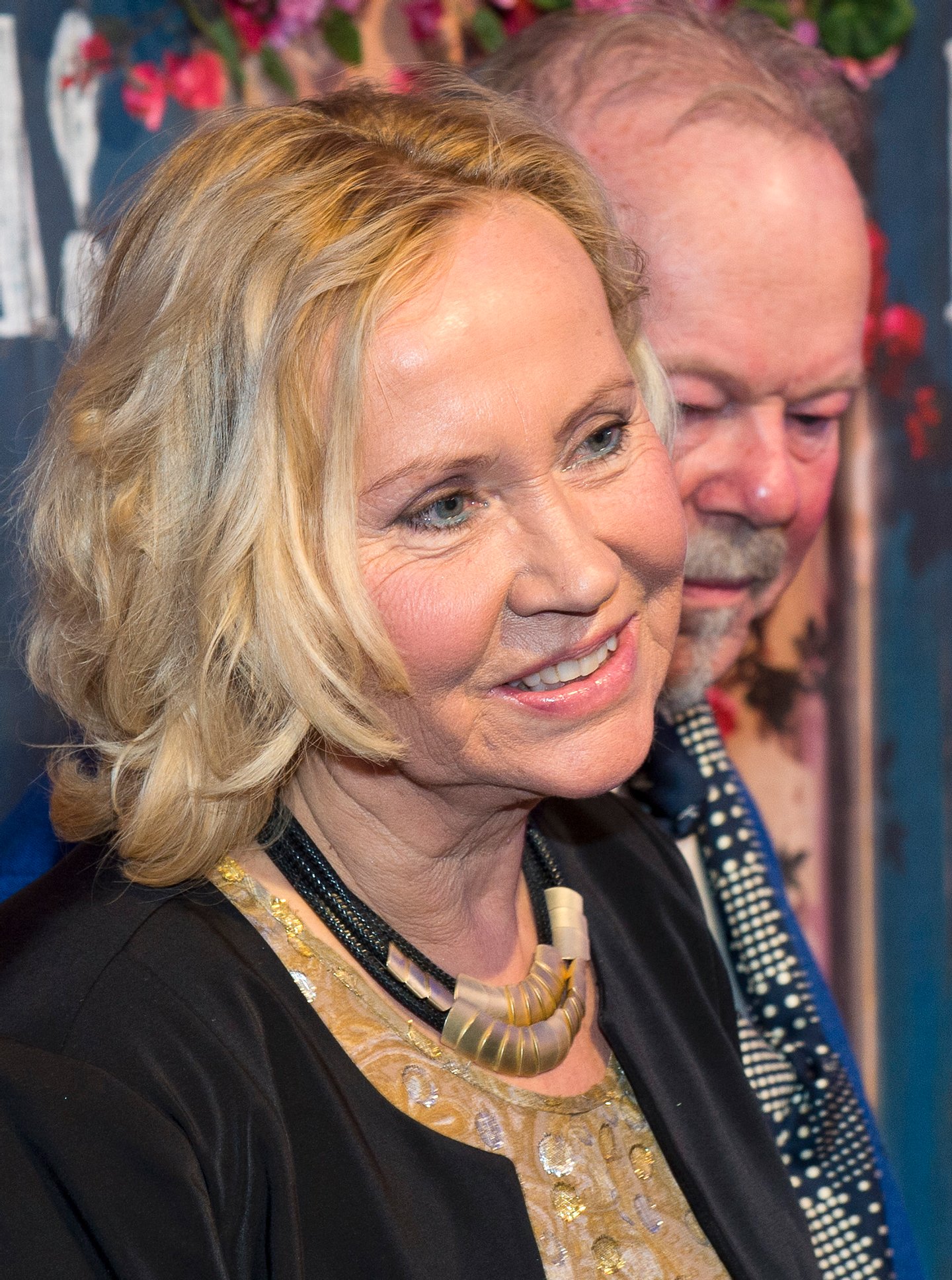 Agnetha Faltskog (L), member of Swedish disco group ABBA attends the opening of "Mamma Mia! The party", a new restaurant in Stockholm where people can eat while watching a show based on ABBA's songs on January 20, 2016 in Stockholm. / AFP / JONATHAN NACKSTRAND (Photo credit should read JONATHAN NACKSTRAND/AFP/Getty Images)