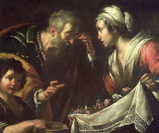 O milagre de Santa Zita, por Bernardo Strozzi (1581-1644)