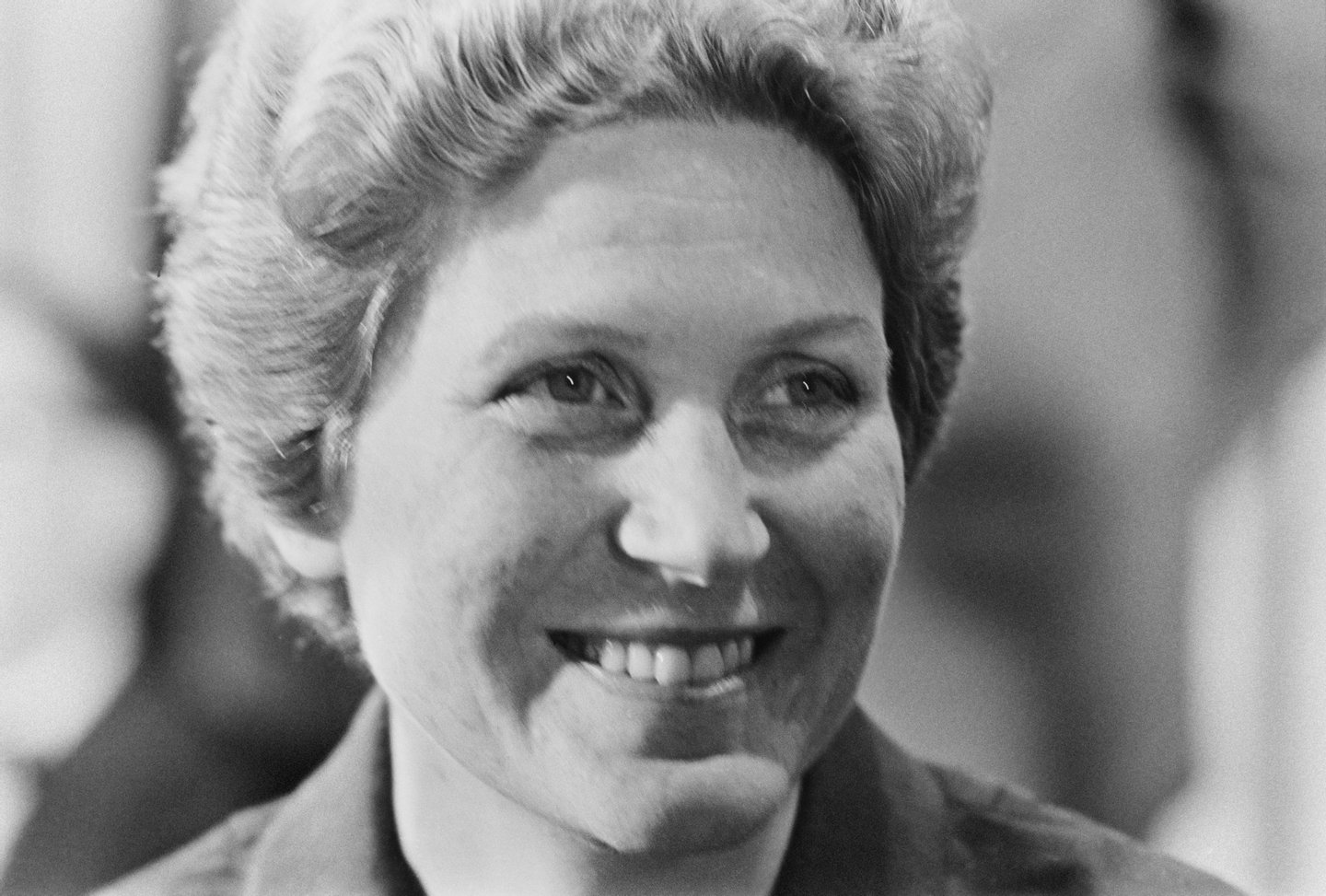 Svetlana Alliluyeva, the daughter of Joseph Stalin, at a press conference in New York City, USA, 1967. (Photo by Harry Benson/Express/Hulton Archive/Getty Images)
