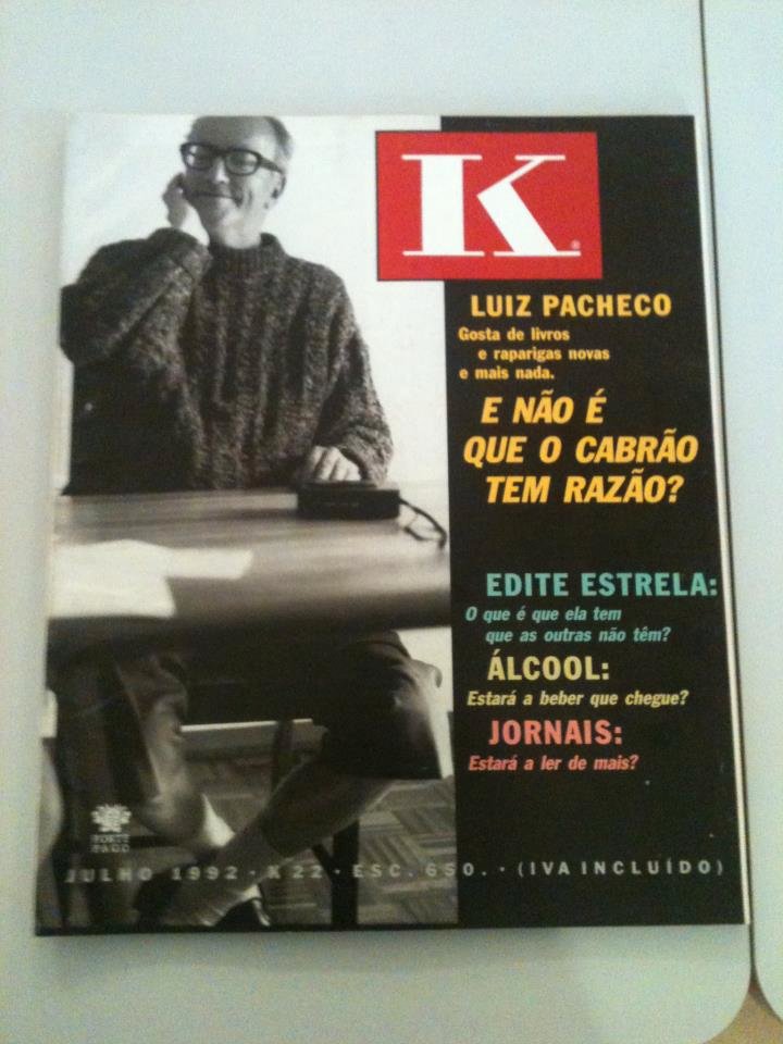 Revista Kapa de 1992 onde a sua entrevista o deu a descobrir Ã s geraÃ§Ãµes dos anos 90