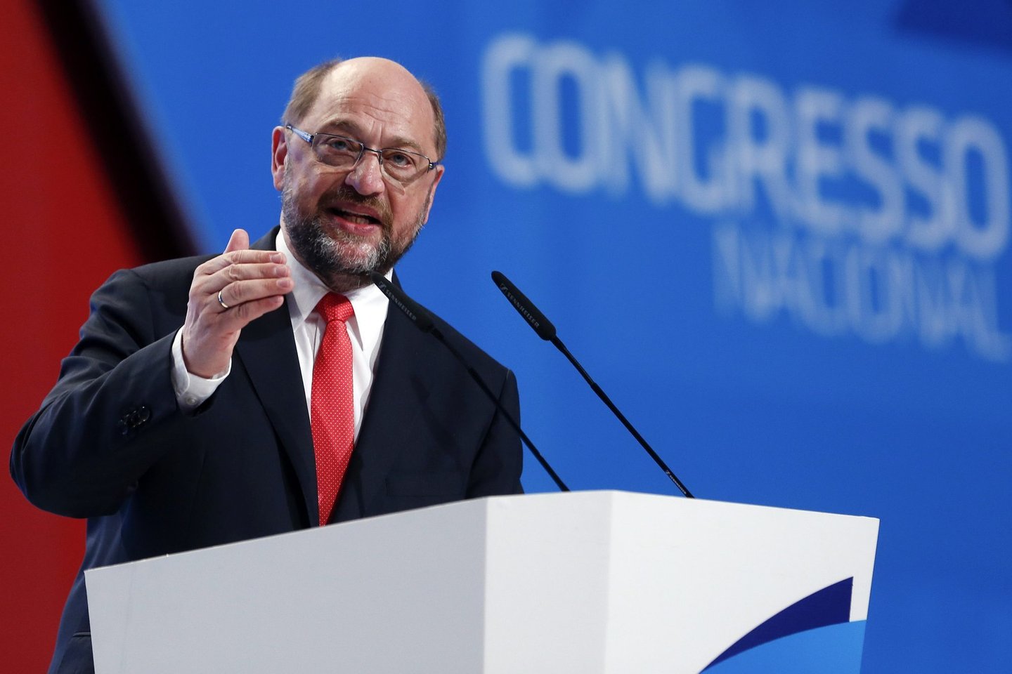 Martin Schulz in socialist congress