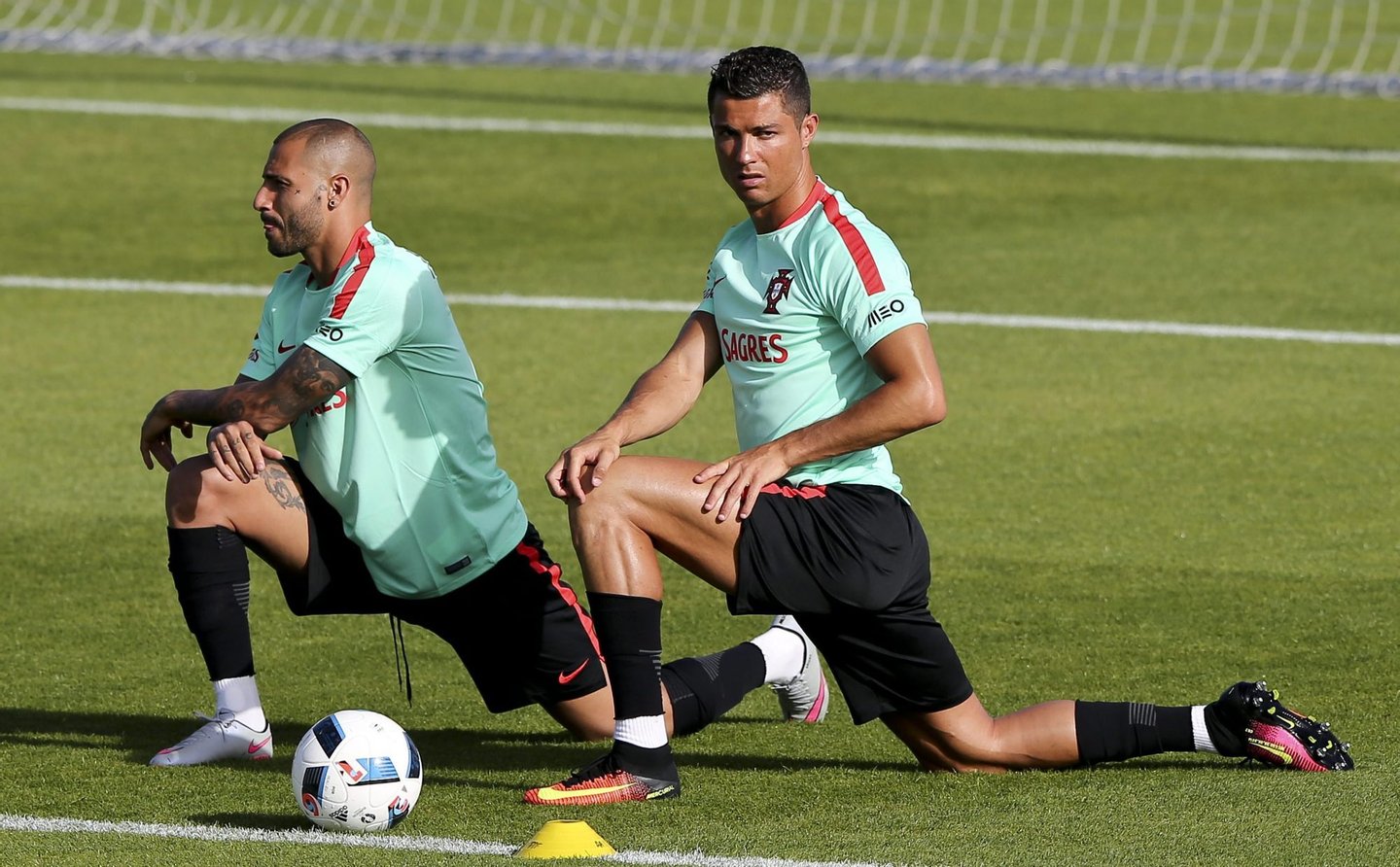 Portugal's national team training
