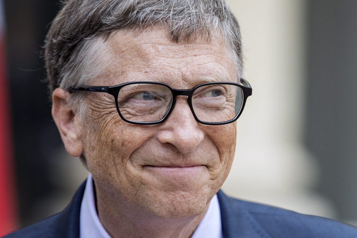 Bill Gates visits Elysee palace in Paris