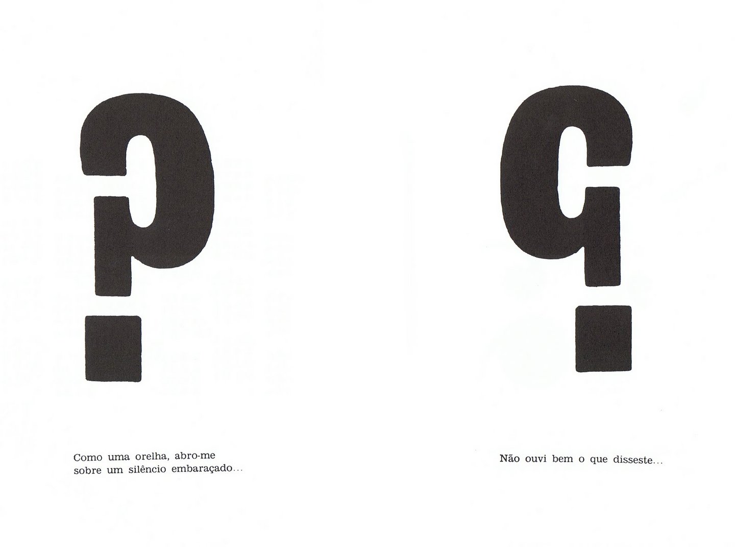 Poema: Divertimento com sinais ortogrÃ¡ficos, 1960