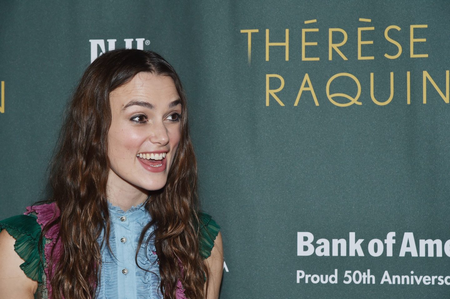 NEW YORK, NY - OCTOBER 29: Actress Keira Knightley attends "Therese Raquin" Broadway Opening Night at Studio 54 on October 29, 2015 in New York City. (Photo by Mike Coppola/Getty Images)