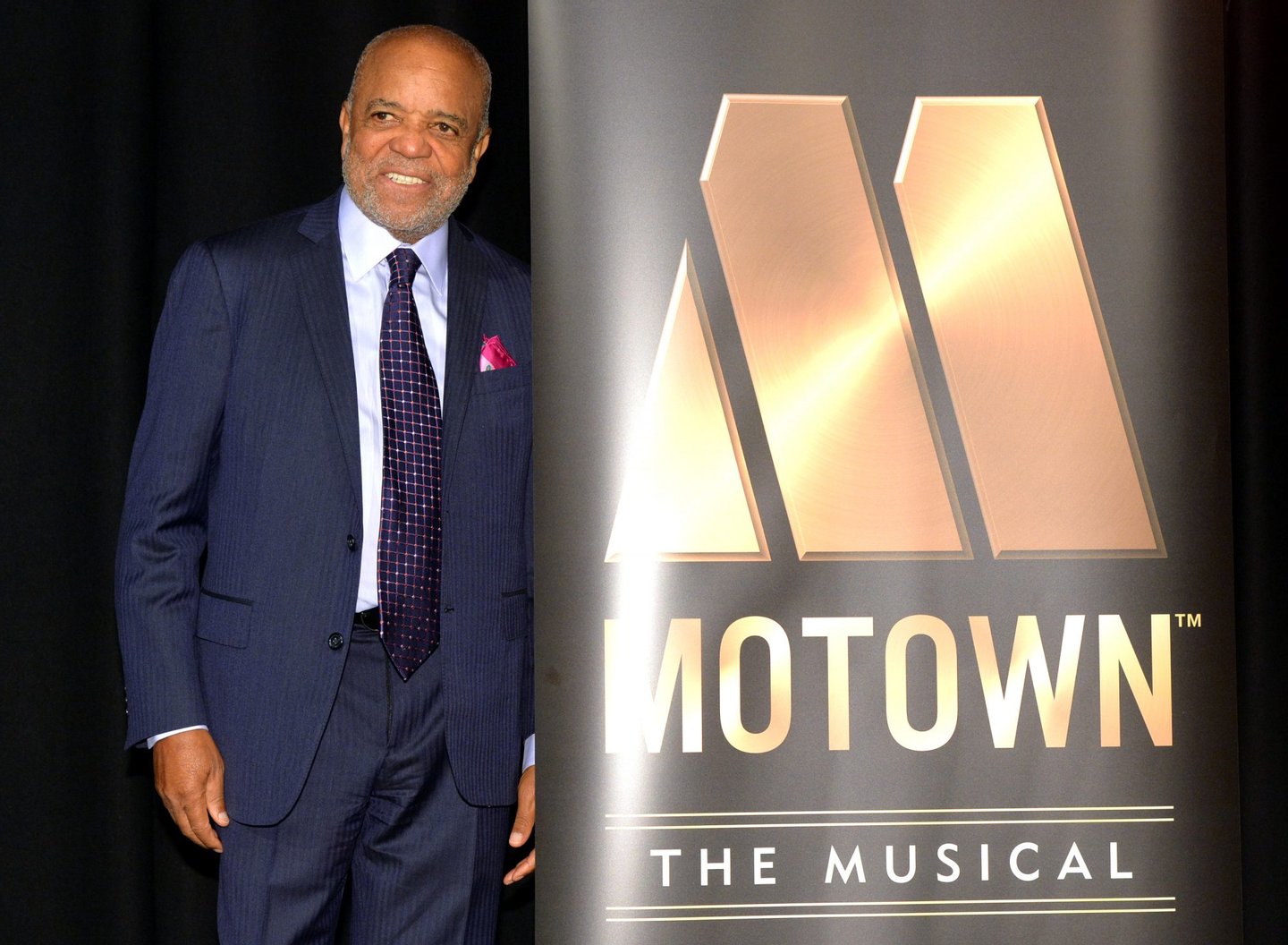 LONDON, ENGLAND - OCTOBER 05: Berry Gordy attends a photocall for "Motown - The Musical" at The Hospital Club on October 5, 2015 in London, England. (Photo by Anthony Harvey/Getty Images)
