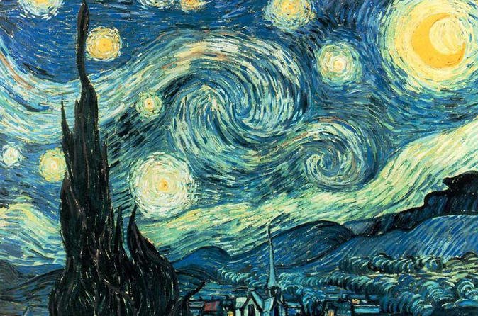 Para o pintor impressionista Vicent Van Gogh o cÃ©u da noite era azul claro