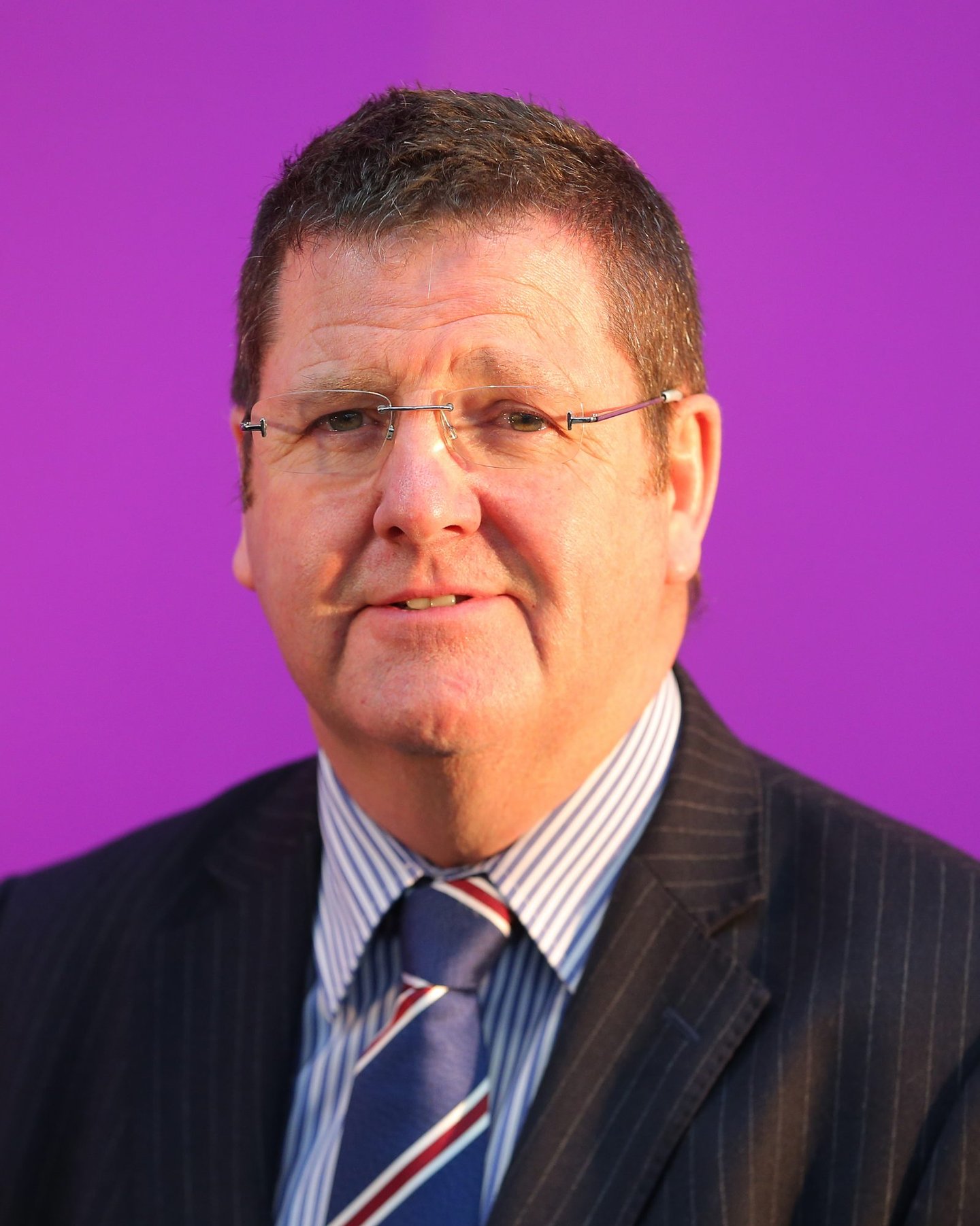 HEYWOOD, ENGLAND - MARCH 23: UKIP MEP Mike Hookem during a visit to Concept Metal Products & Co Ltd on March 23, 2015, Heywood in Manchester, England. (Photo by Dave Thompson/Getty Images)
