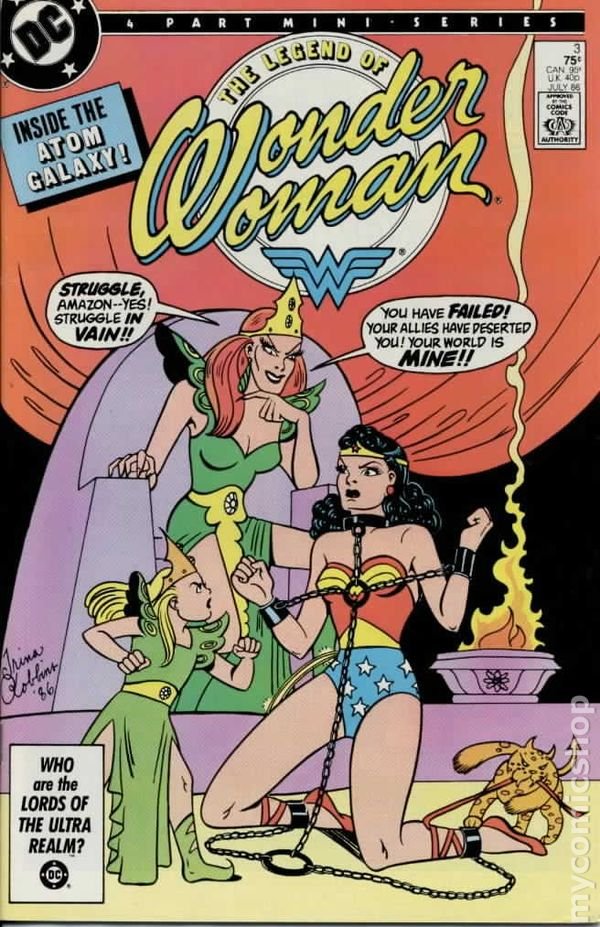 The legend of Wonder Woman #3, Julho 1986 Â©DC Entertainment