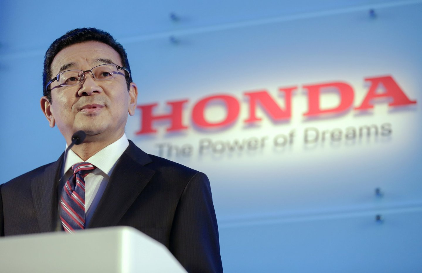O presidente e CEO da Honda Takahiro Hachigo traÃ§a uma meta ambiciosa 