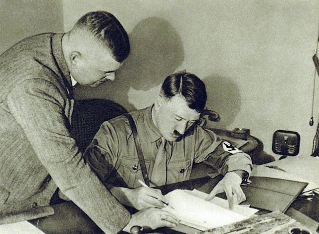Hitler Signs Document
