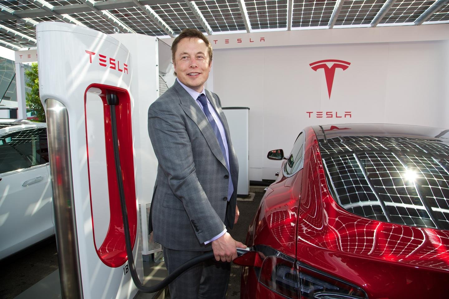 CEO-Elon-Musk-at-first-UK-Supercharger