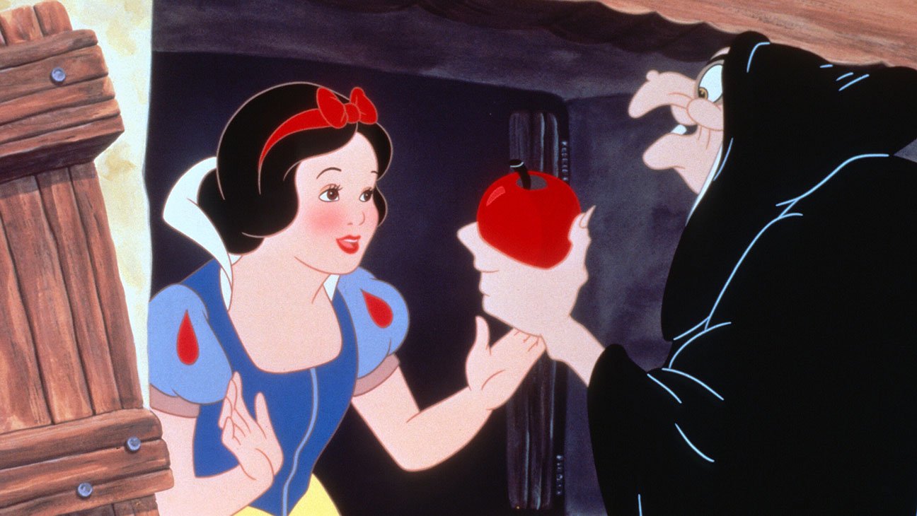 1930s, animated, cartoon, cel animation, children, comedy, drama, fairy tale, musical, poison apple, poisoned apple, Snow White and the 7 Dwarfs, Snow White and the 7 Dwarves, Walt Disney, 