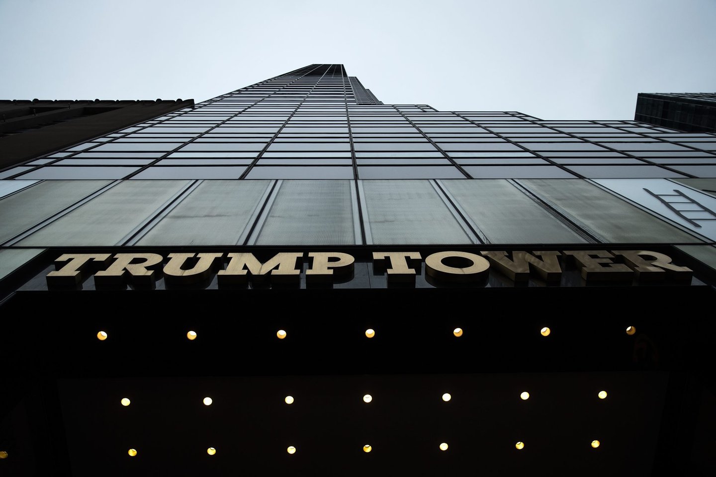 NEW YORK, NEW YORK - SEPTEMBER 29: A general view of Trump Tower on Fifth Avenue, September 29, 2016 in New York City. The building is owned by Republican presidential candidate Donald Trump. (Photo by Drew Angerer/Getty Images)