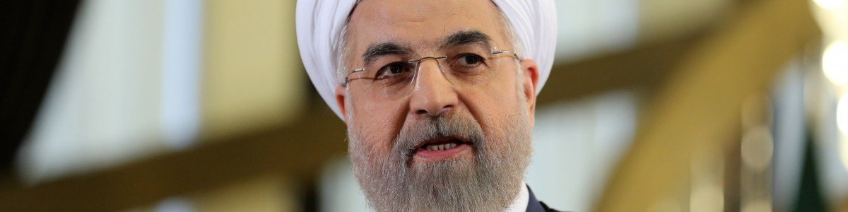 Iranian President Hassan Rouhani speaks during a press conference in Tehran on April 3, 2015. Iran vowed to stand by a nuclear deal with world powers as Rouhani promised it would open a "new page" in the country's global ties. AFP PHOTO/ATTA KENARE (Photo credit should read ATTA KENARE/AFP/Getty Images)