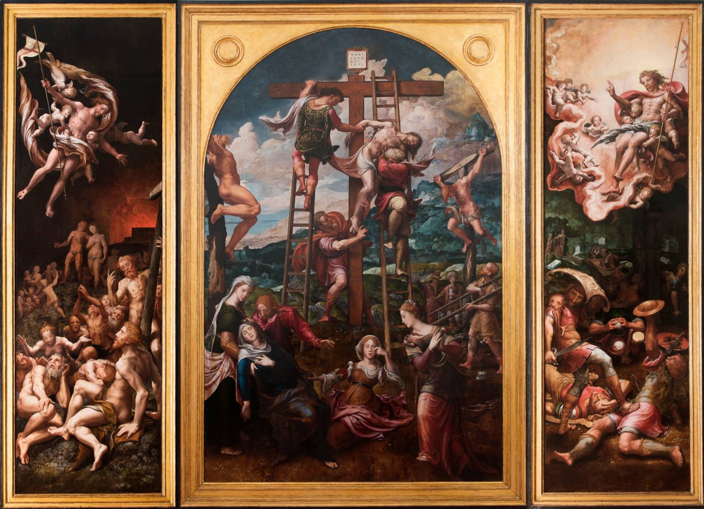 Triptico da descida da cruz