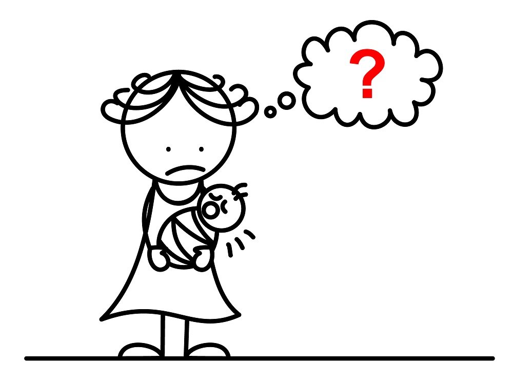 alone, ask, baby, born, child, cry, depression, drawing, emotion, family, fear, feeling, female, frustrated, help, illustration, kid, mother, motherhood, new, parenting, parents, pregnant, problem, question, questioning, sad, sadness, sorrow, stress, unhappy, vector, wife, woman, worry, wrong, young,