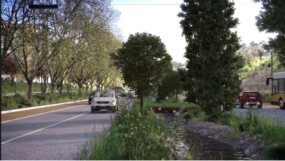 Avenida de Ceuta vai ter uma ribeira no separador central ...