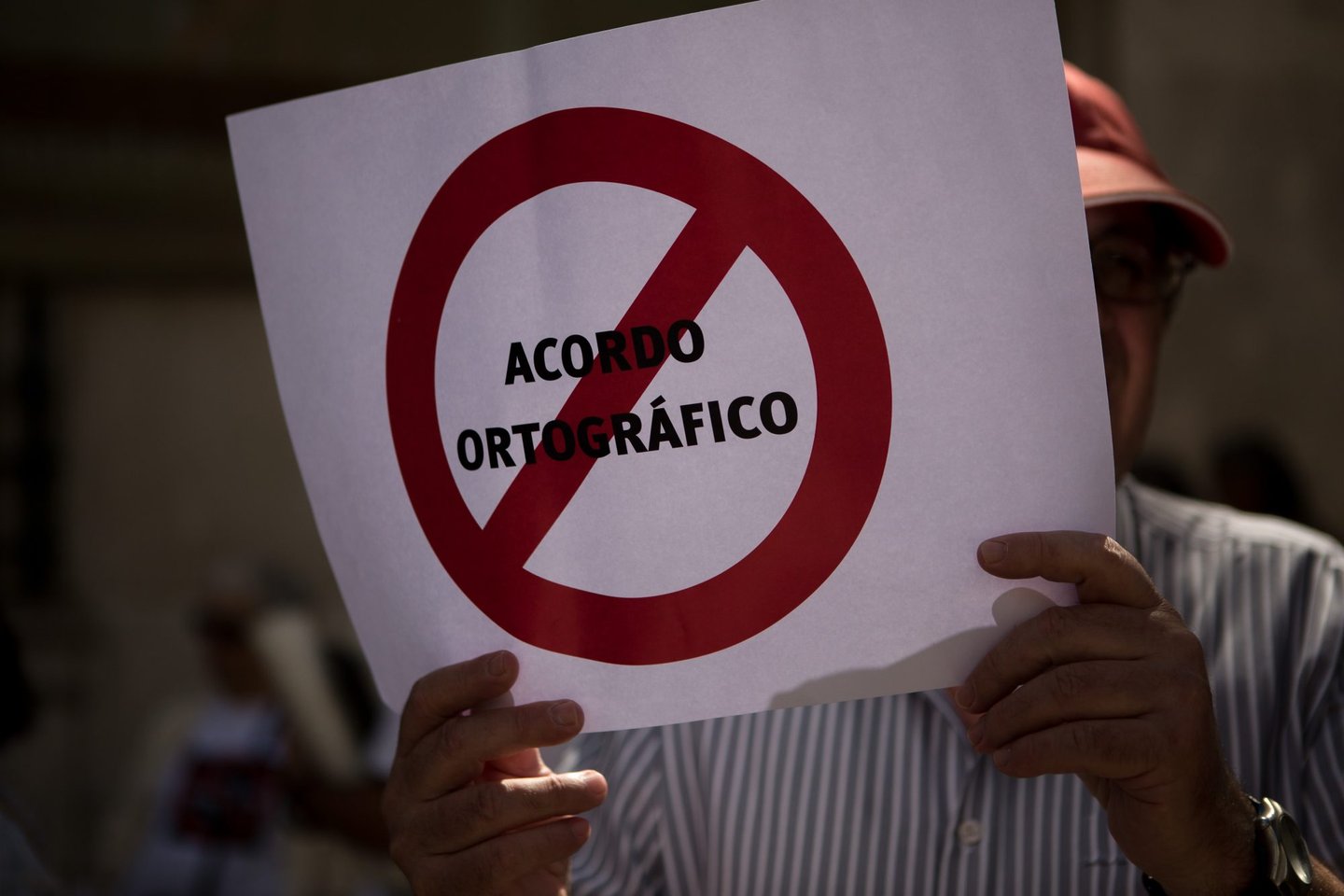 acordo ortográfico manifestação