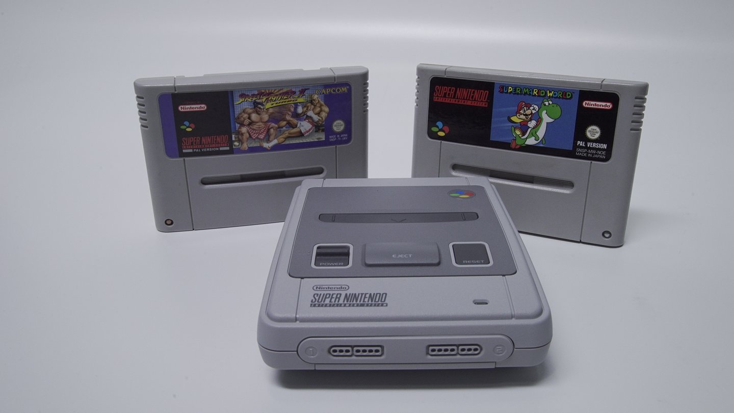 cartuchos e mini snes