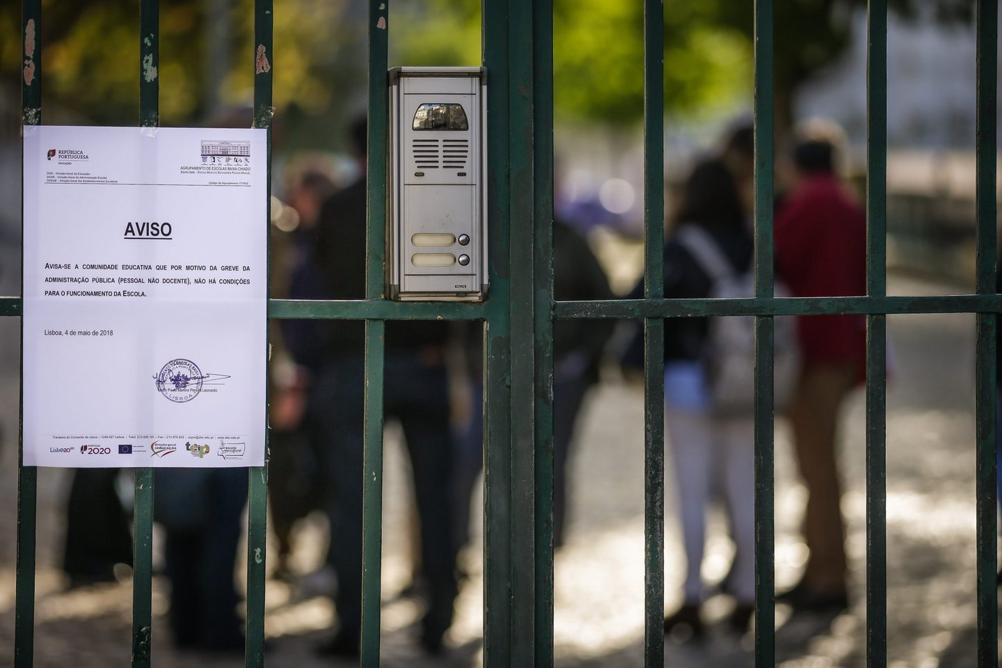 Trabalhadores não docentes de escolas de Sintra em greve pedem mais recursos humanos