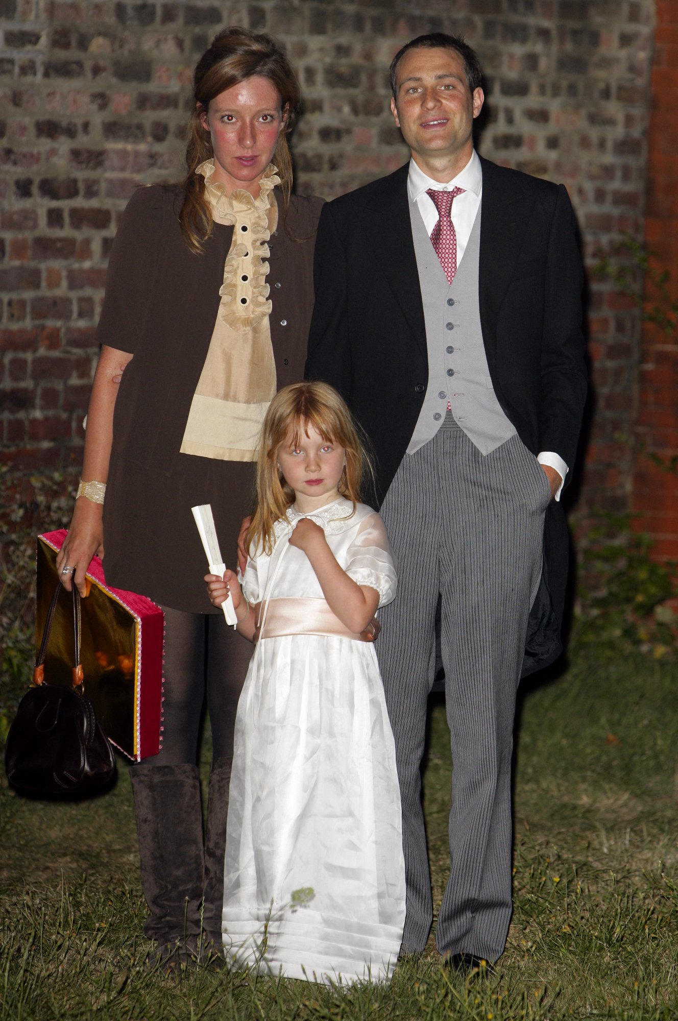 Iris Annabel com os pais, Kate Rothschild e Ben Goldsmith, em 2009 © Indigo/Getty Images