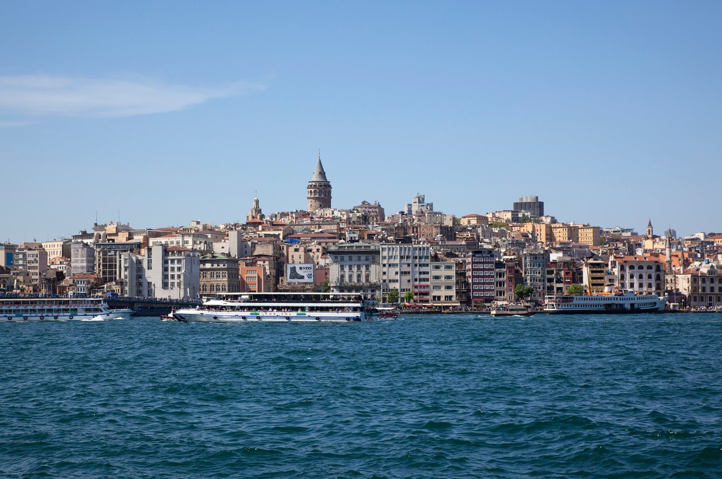 Eminonu view across the Golden Horn toward Galata district