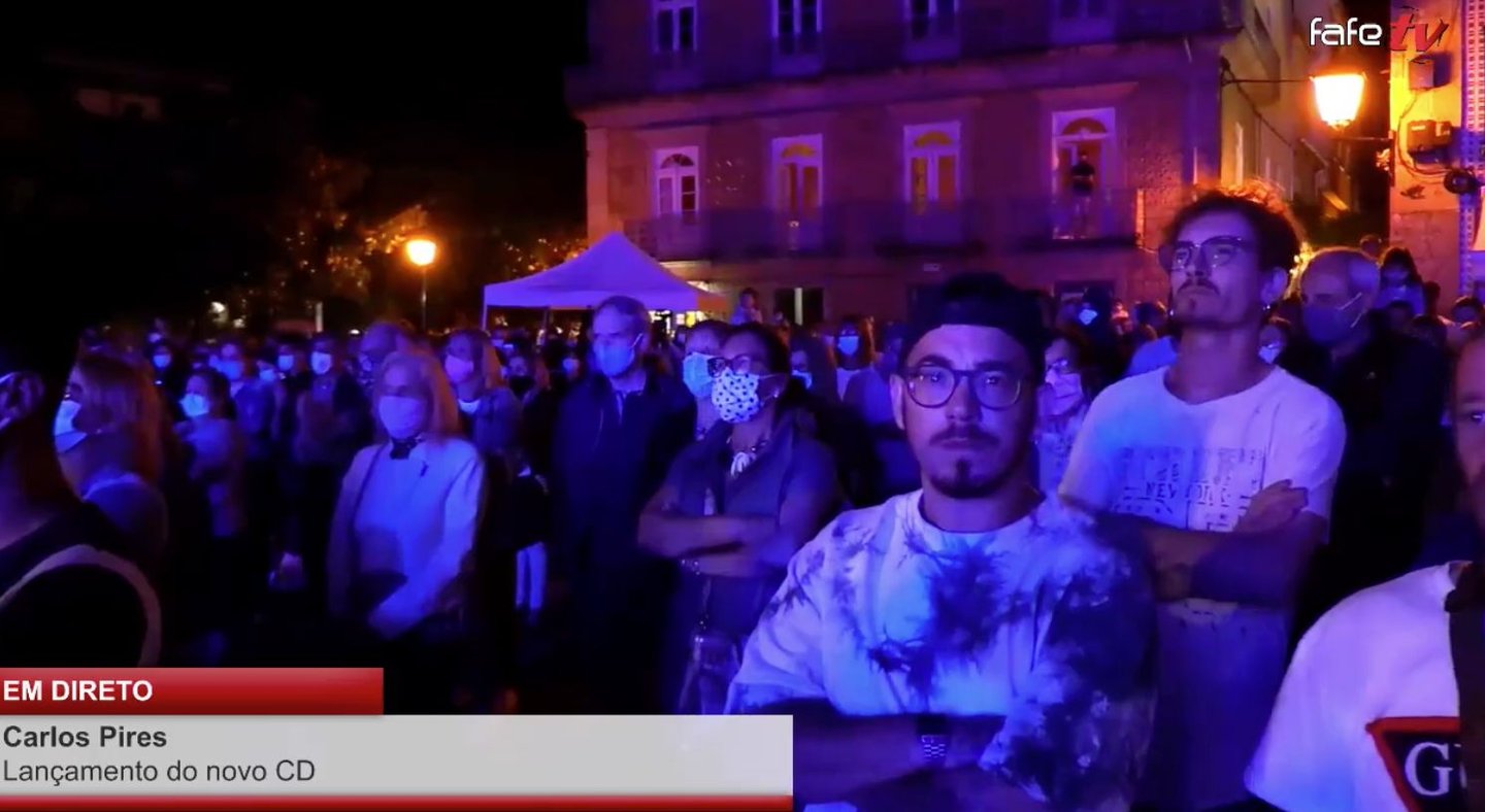Nas imagens recolhidas pela Fafe TV é possÃvel perceber que algumas pessoas nem sequer estavam a usar máscara â Fafe TV/Facebook