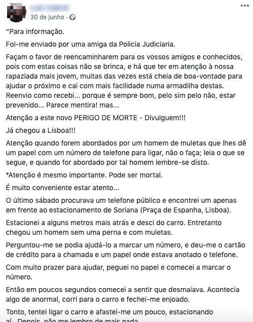 Fact Check droga
