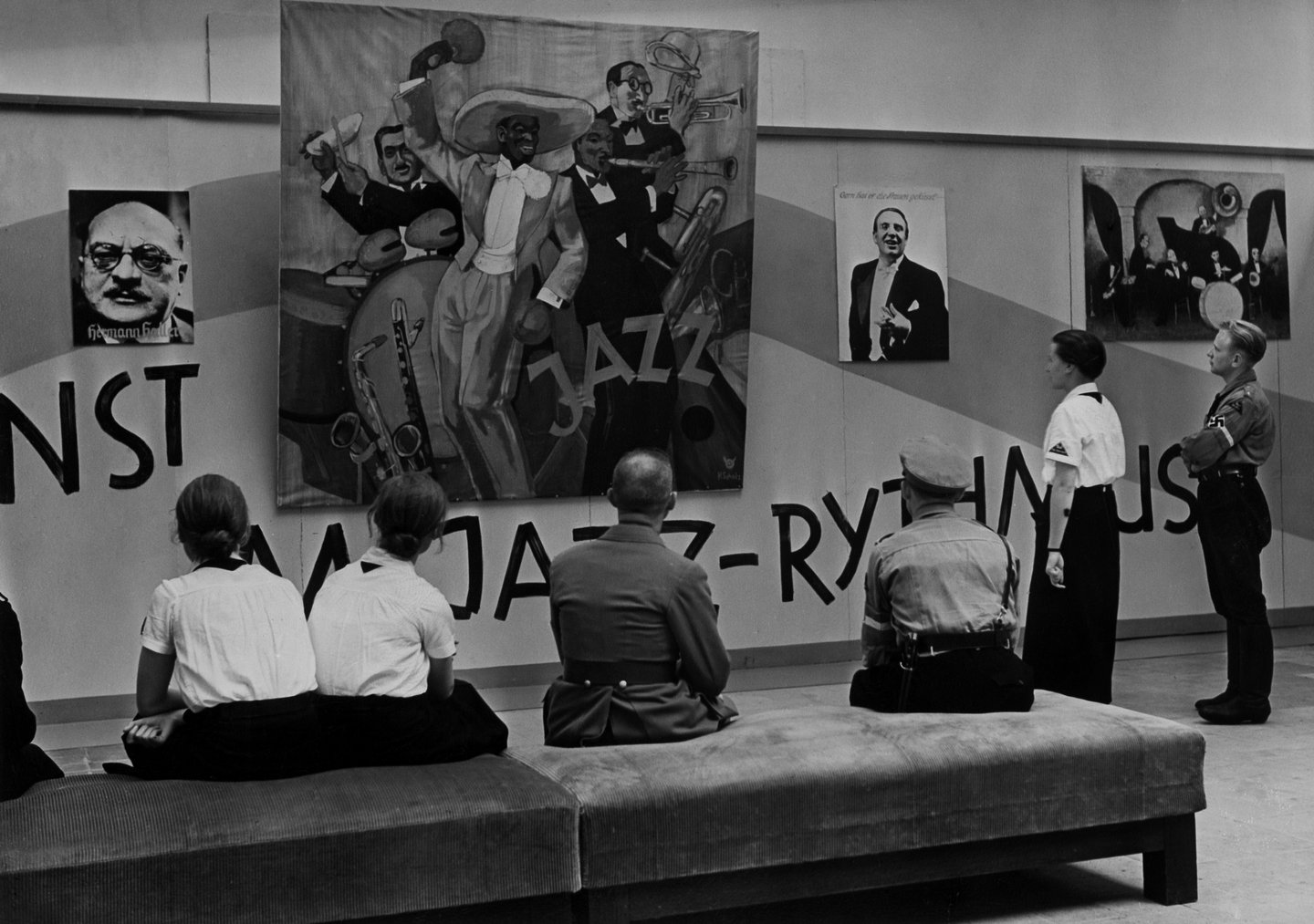Germany, Third Reich: 'Degenerate music' exhibition in Düsseldorf