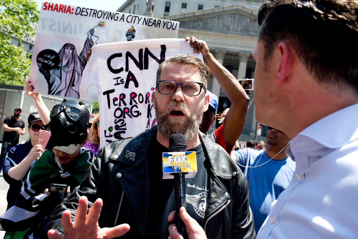 Anti-Sharia law rally in New York City