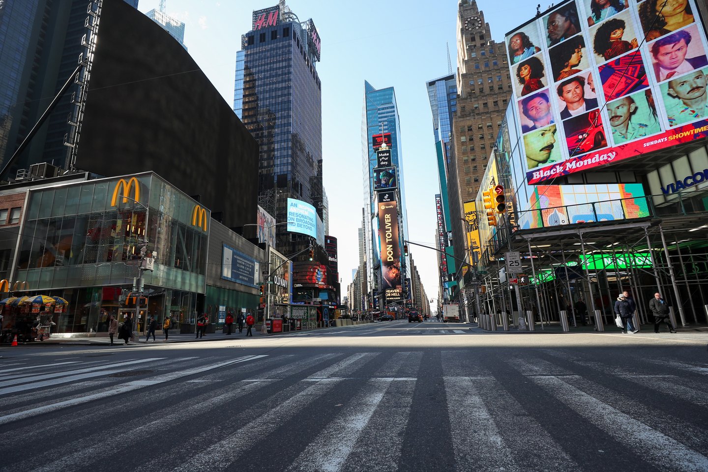 New York City streets getting empty day by day