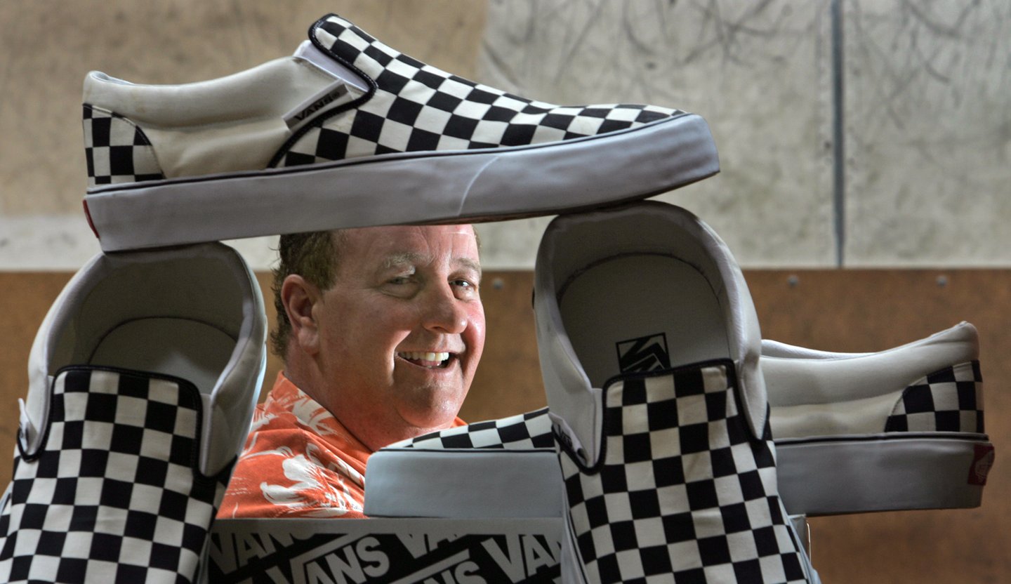 Steve Van Doren, VP of Events/Promotions for Vans and the son of founder Paul Van Doren. The Vans h