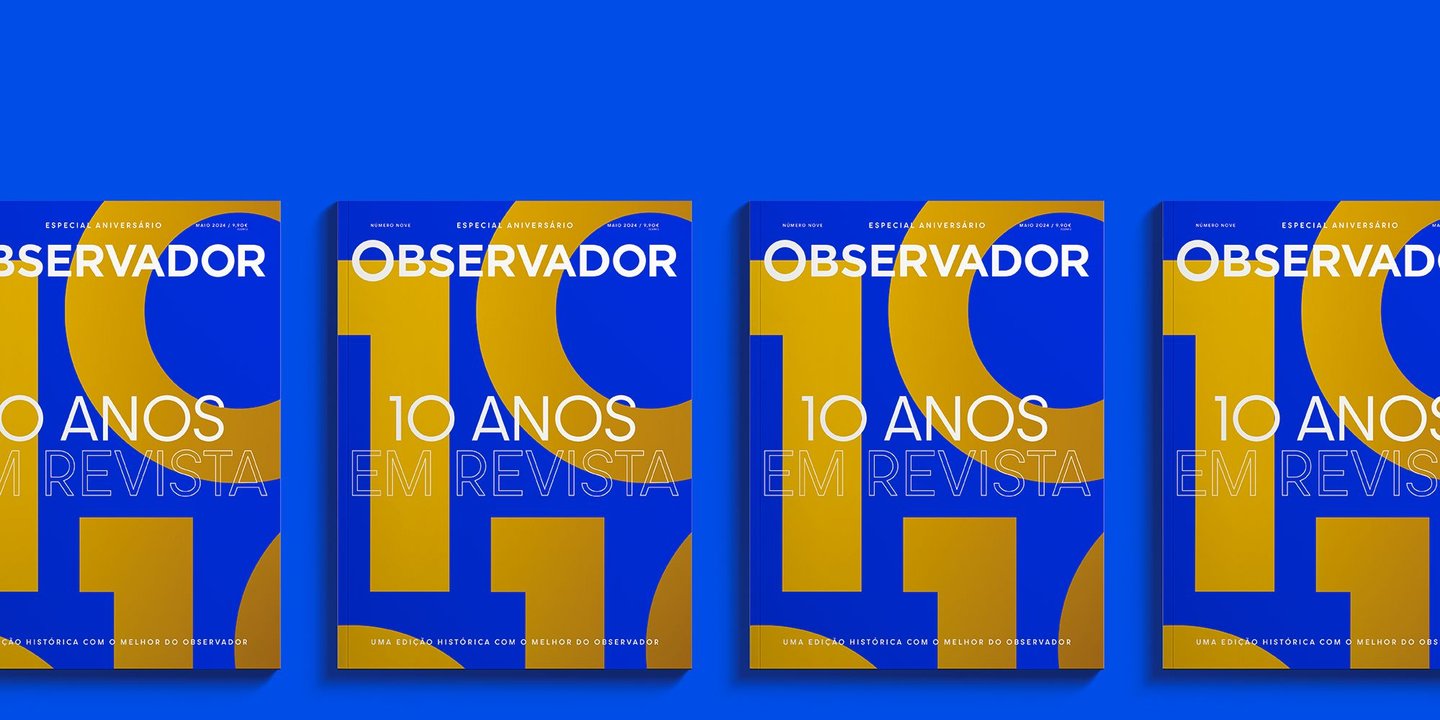 Revista 10 anos Observador vence prémio Meios&Publicidade