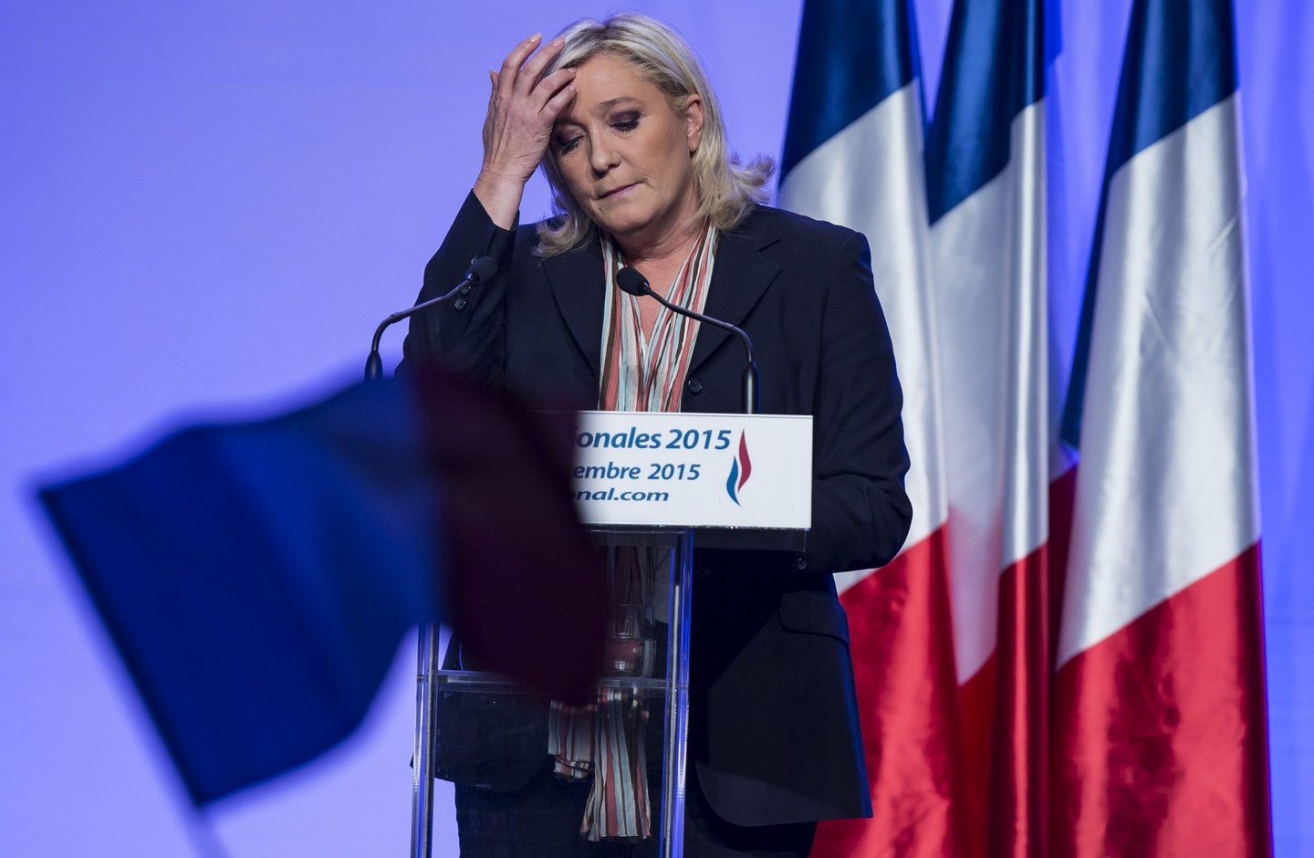 National Front Le Pen campaign rally